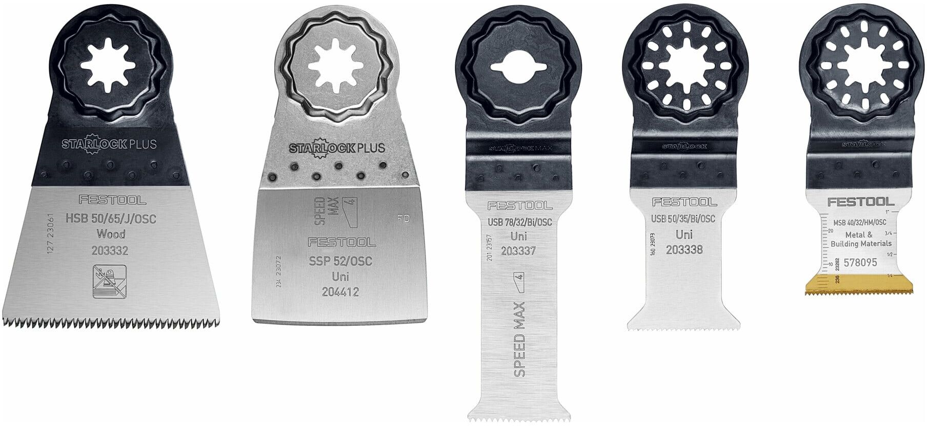 Festool Oszillierer-Sägeblatt-Set OSC-SORT/5 (578098)