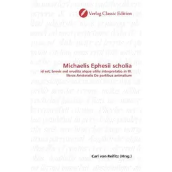 Michaelis Ephesii scholia, Fachbücher