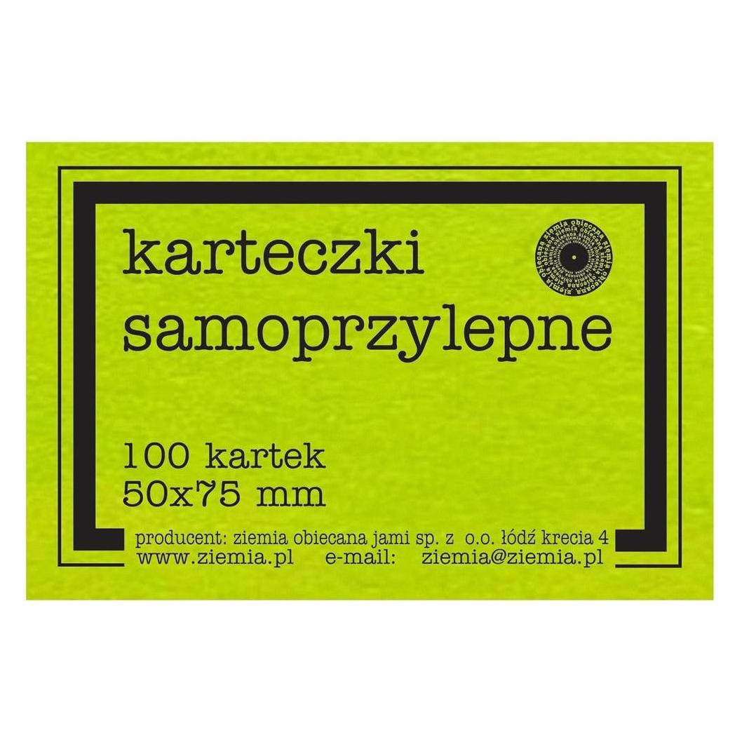 Ziemia Obiecana Selbstklebende Fluo-Notizen, 50 x 75 mm, 100 K grün (75 x 50 mm) (41374558)