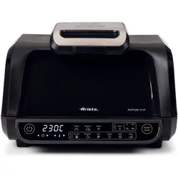 Ariete Airfryer Grill, Fritteuse, Schwarz, Grau