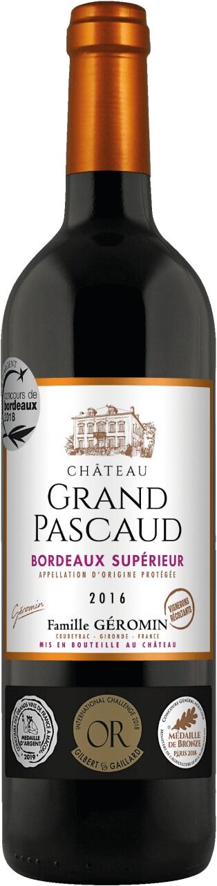 Bordeaux supérieur AOP 2022 Château Grand Pascaud