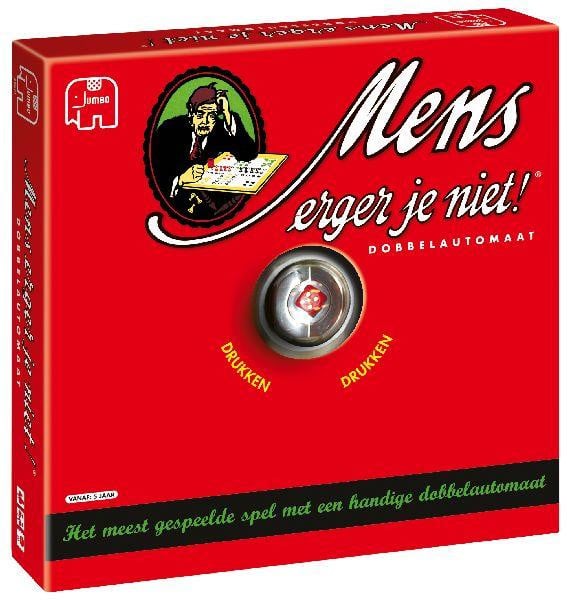 Jumbo Mens Erger Je Niet 00374 Bordspel voor de Familie