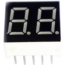 TRU COMPONENTS 7-Segment-Anzeige Rot 13.2 mm 2 V Ziffernanzahl: 2 TRU-7S2-52RAG