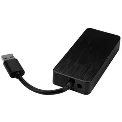 StarTech Mini Hub mit Ladeanschluss (USB-A, 4 Ports), Dockingstation + USB Hub, Schwarz