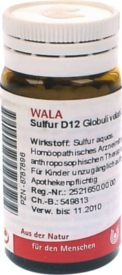 WALA Heilmittel GmbH SULFUR D 12 Globuli 20 g 08787896