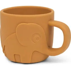 Peekaboo Elphee Becher senffarbig aus Silikon