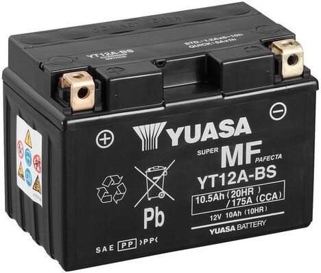 Yuasa Starterbatterie Agm Maintenance Free Yt12a 12v 10ah 175a Yt12a 68ah Für Ktm Suzuki