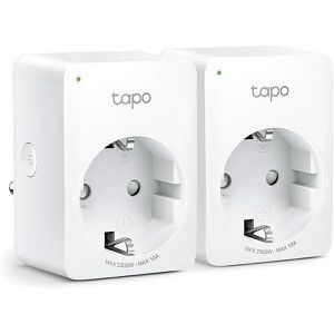 Tapo Smart-Steckdose P100, für innen, WLAN, App-fähig, programmierbar, 2 Stück