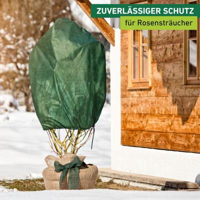Winterschutzvlies WINDHAGER "Winterschutz für Pflanzen, Vlieshaube, Frostschutz und Kälteschutz", beige, B:75cm L:100cm, Vlies, Vliese, licht-, wasser- und luftdurchlässig, 2,5x1 m, Stärke 50 g/m2