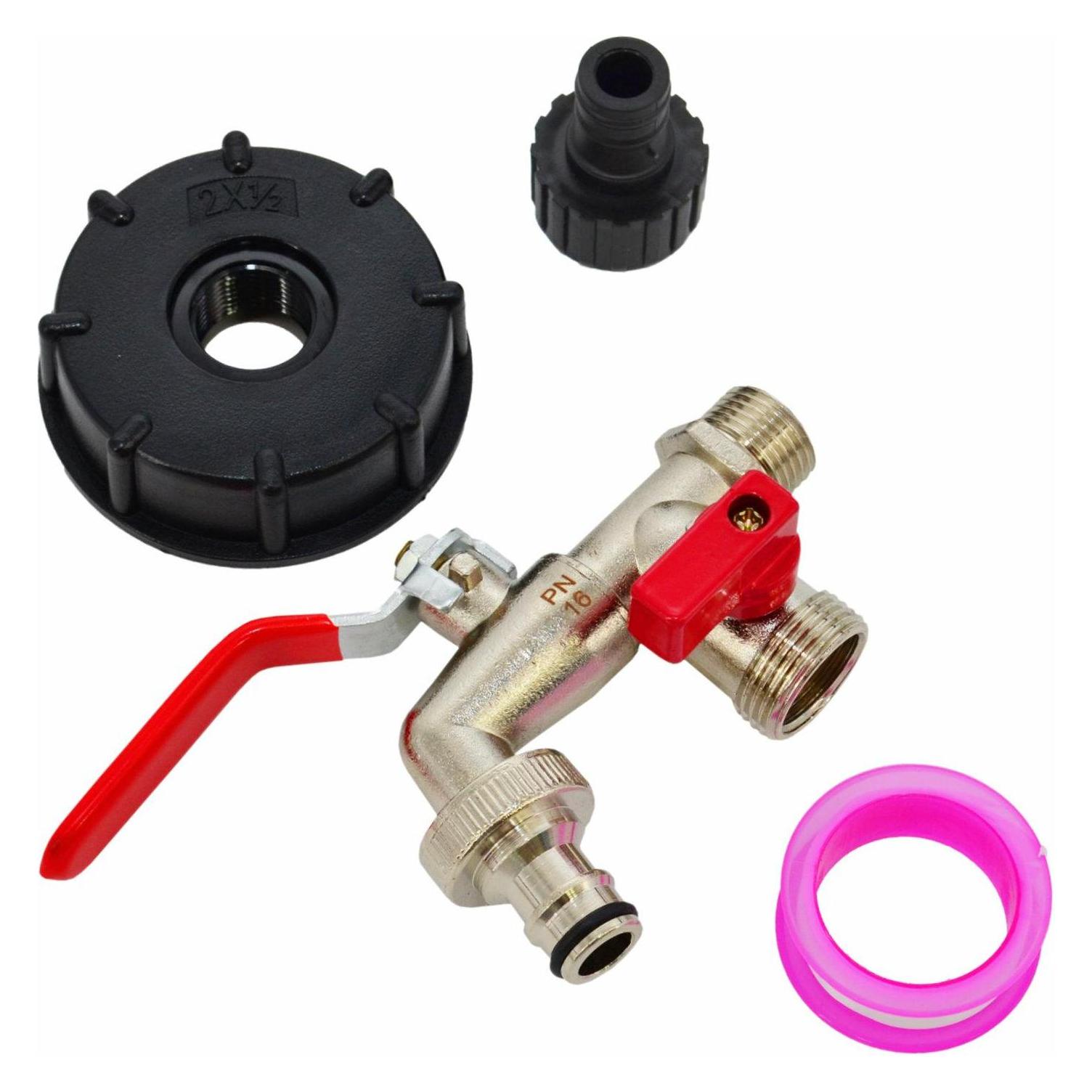 Awtools Gartenhahn für Tank, vernickeltes Zink (57386004)