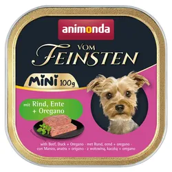 Animonda Vom Feinsten vom Feinsten Adult Mini Rind, Ente + Oregano 32x100 g