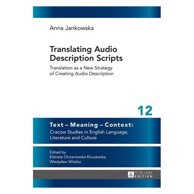 Peter Lang Jankowska:Translating Audio Description (Englisch, Hardcover, Anna Jankowska) (67837871)