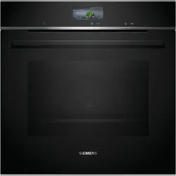 Siemens iQ700, Einbau-Backofen, 60 x 60 cm, Schwarz, Edelstahl HB736G1B1