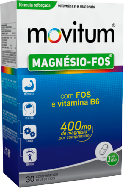 Movitum Magnésio-Fos 30 comprimidos