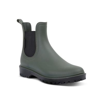 Gummistiefel REGATTA "Harriet II", Damen, Gr. 37, grün (dunkelgrün), Obermaterial: 100% Lederfaserstoff LEAFIBTEX., Schuhe Gummistiefel