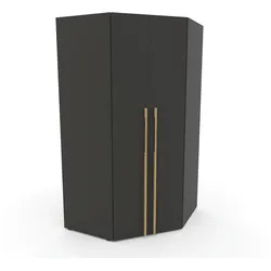 Roba Eckschrank »Marvin« - 105x105x200cm - braun -