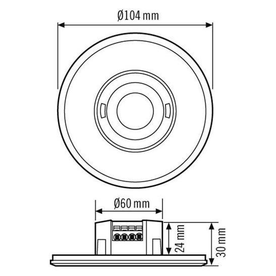 Esylux Bewegungsmelder UP weiss (4 m) (EP10428609)