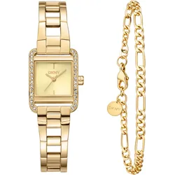 DKNY Mini square watch setgold DK1L143M0035 - champagner,gold - 21 x 27mm