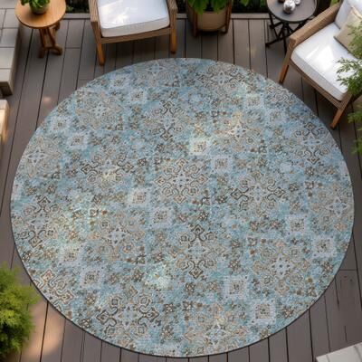 Addison Rugs Machine Washable Indoor/ Outdoor Traditional Dewey Chantille Rug