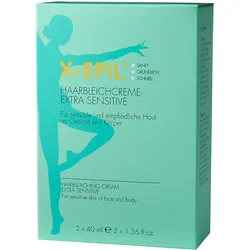 X-EPIL Haarbleichcreme 2X40 ml Creme