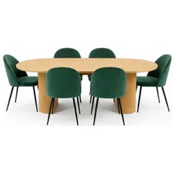 Ebuy24, Essgruppe, Essgruppe Kyoto 7-teilig (MDF, Papier)