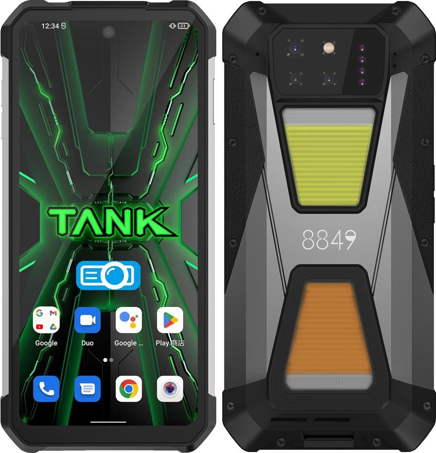 Smartphone 8849 TANK 3S EU - Teléfono móvil Android 14, 256 GB, 12 GB RAM, 6.79 ", MediaTek Dimensity 8200, 15600 mAh - Schwarz
