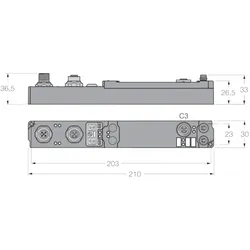 Turck piconet Stand-alone-Modul SDPB-10S-1002