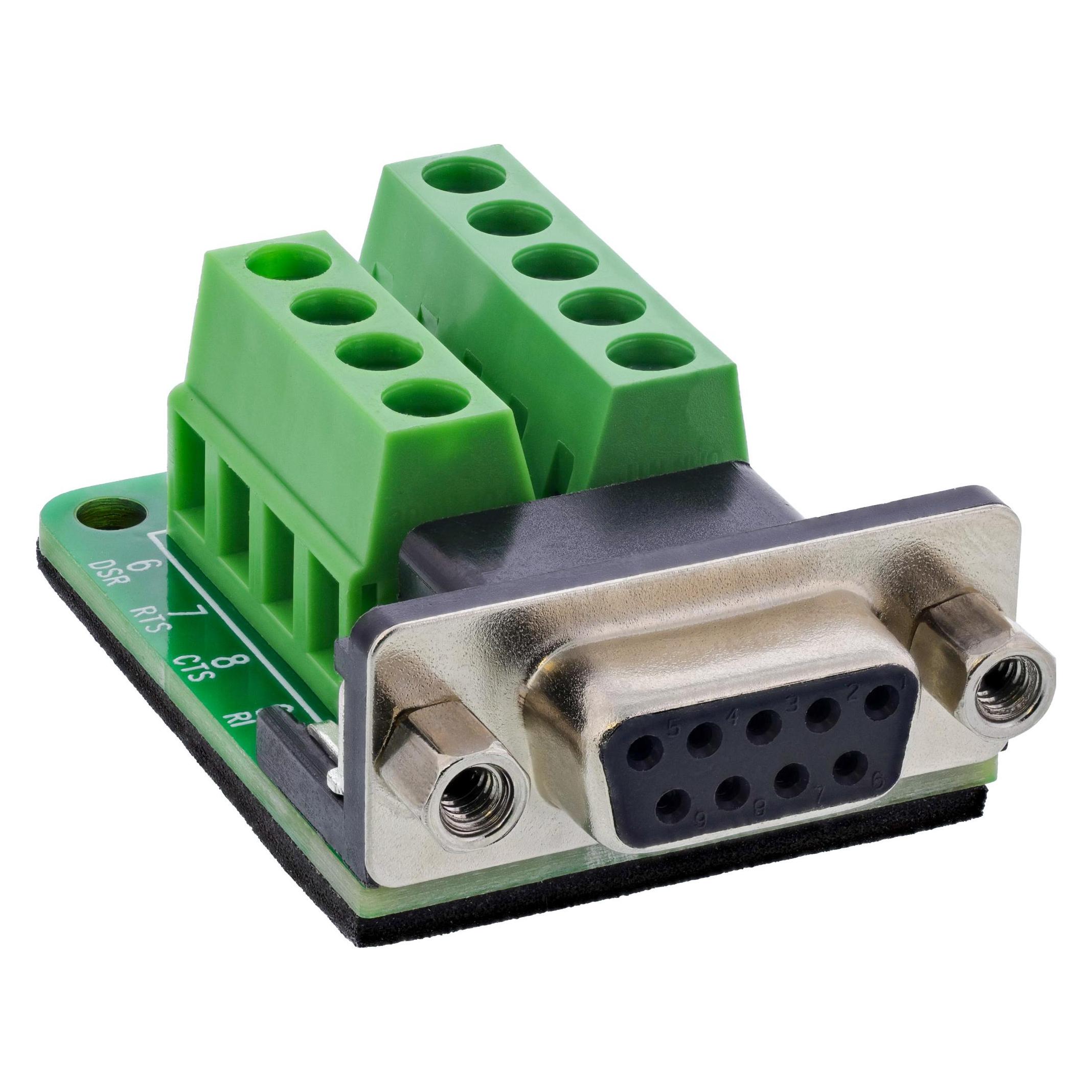 InLine Terminalblock D-Sub 9 Buchse (92501E)