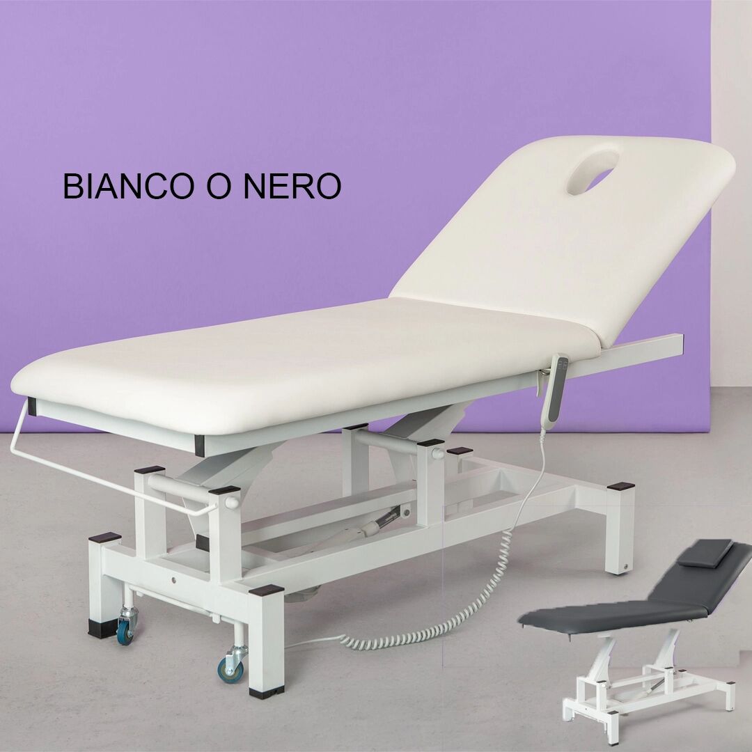 Weelko Lettino elettrico da massaggio, fisioterapia, medicina estetica Vital NERO