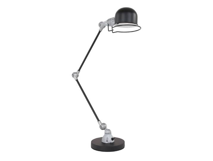 Tischlampe - schwarz - Davin - kunststoff metall - schreibtischlampe - E14 - 7655ZW - Mexlite