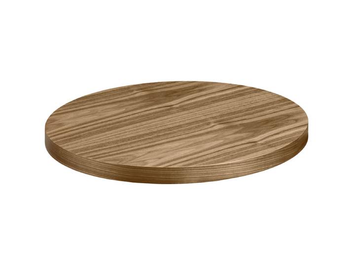 VEGA Indoor-Tischplatte Sumba rund 80 cm (Ø); walnuss natur; rund