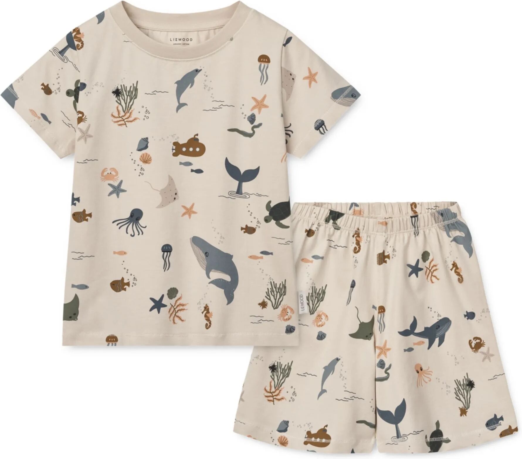 Liewood Pyjashort Ilford Coton Bio Sable 2 ans