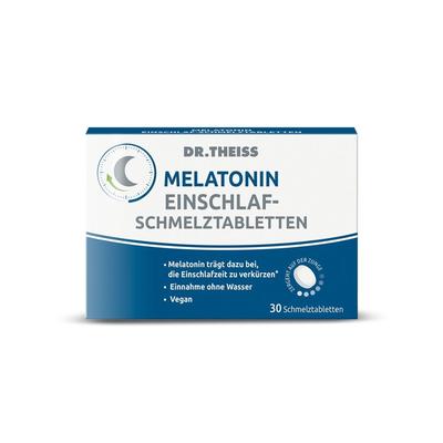 Dr.theiss Melatonin Einschlaf-Schmelztabletten 30 St Schmelztabletten