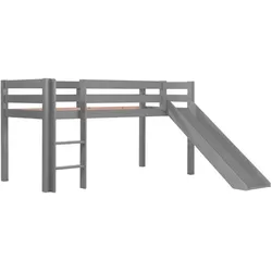 HOCHBETT mit Rutsche Karolina 210x114x218 aus Massivholz in grau