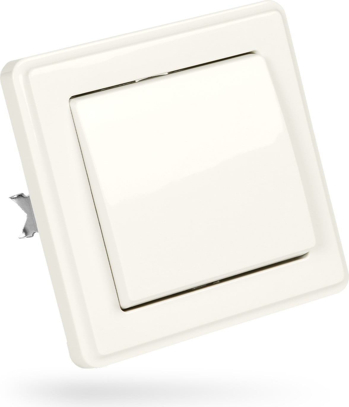 Absina inbouwschakelaar met kruishendel, wit, 250V AC, 10A, IP20