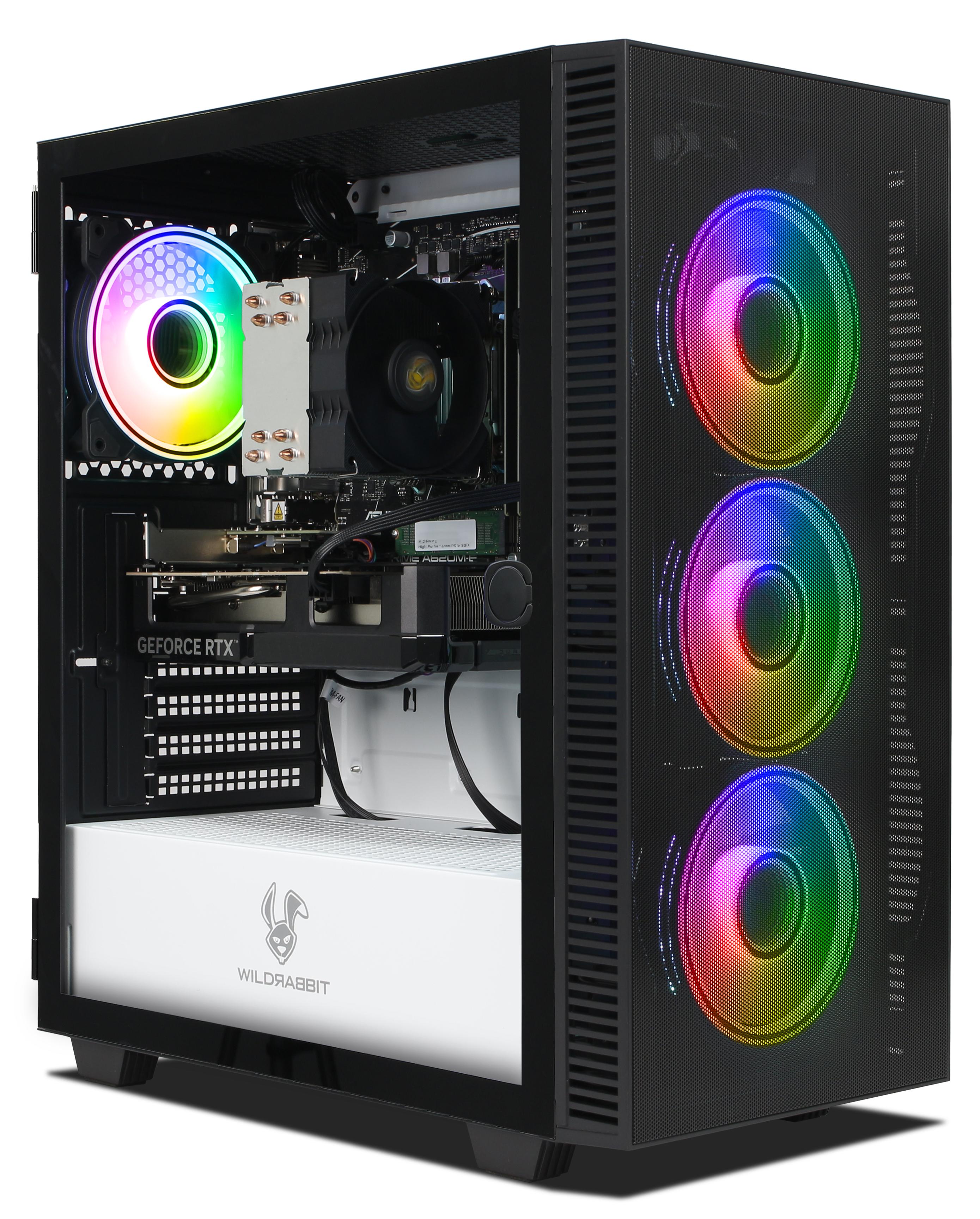 Ankermann Nexo Gaming PC, AMD Ryzen 5 9600X, Nvidia GeForce RTX 5070 12GB, 32GB DDR5 RAM, 1TB NVMe SSD, Windows 11, WLAN & Bluetooth