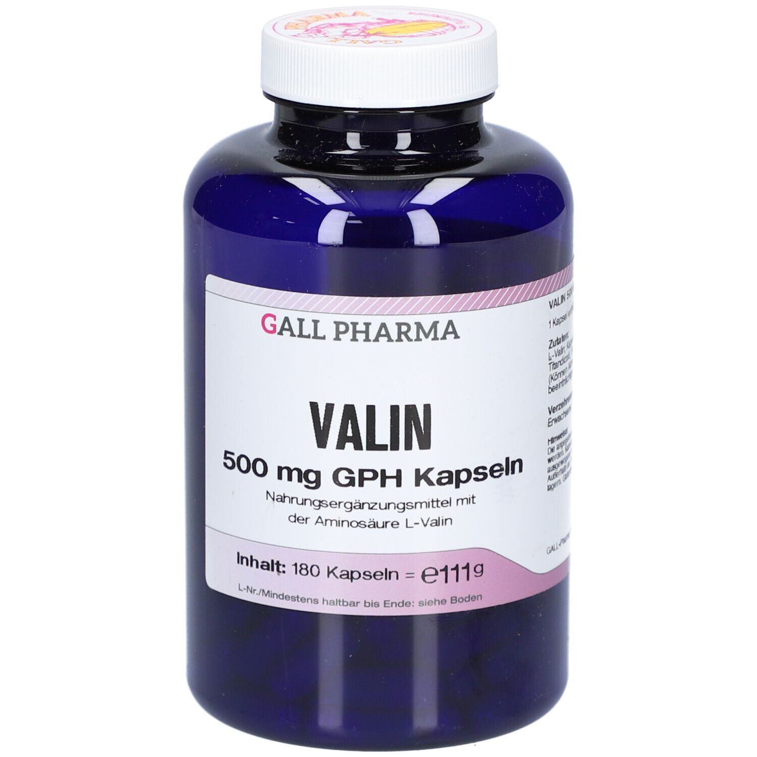 Valin 500 mg GPH Kapseln 180 St