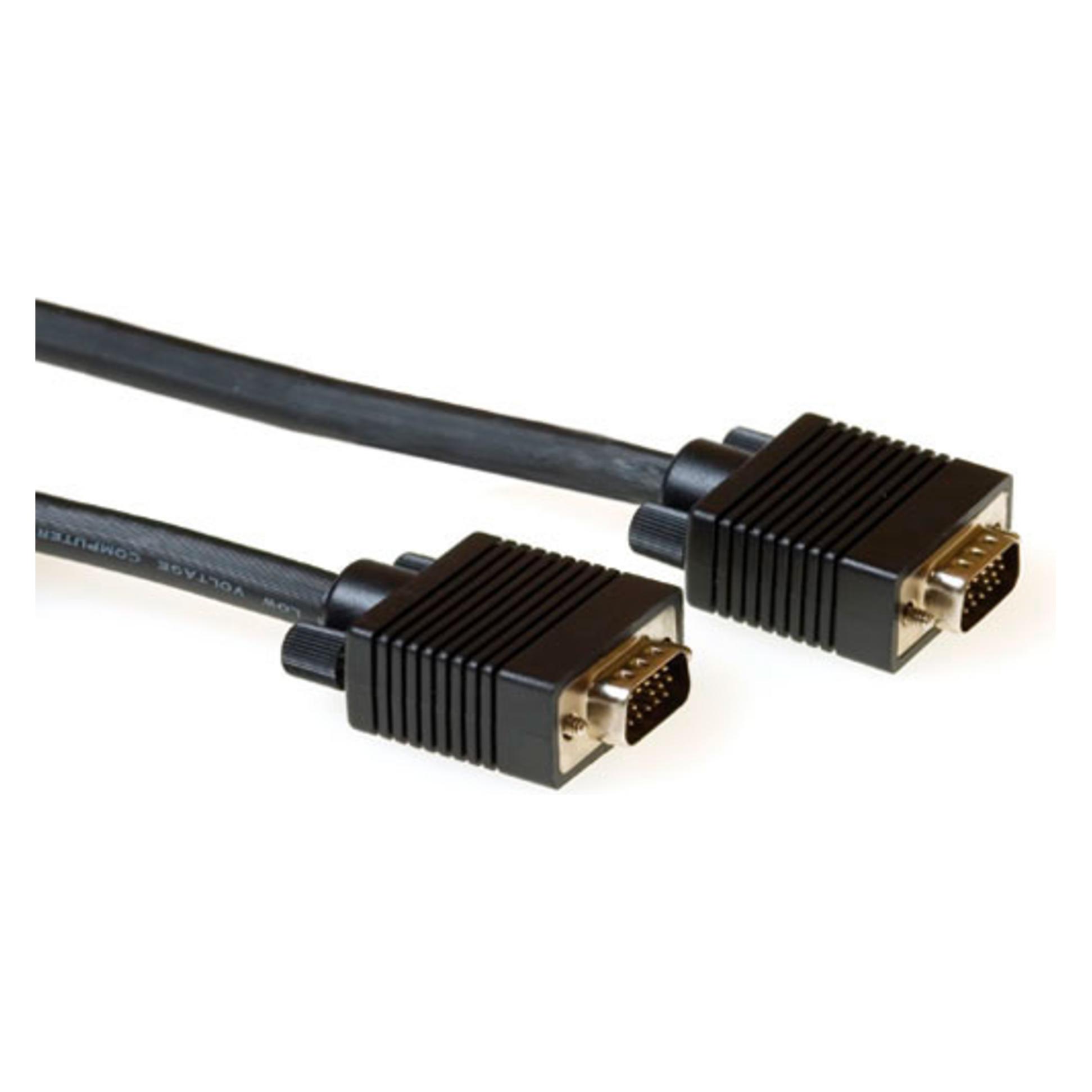 ACT VGA connection cable male-male black 1.8 m 1.8m VGA (D-Sub) VGA (D-Sub) Schwarz VGA-Kabel (1.80 m) (AK4260)