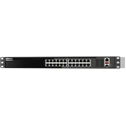 QNAP QSW-M3224-24T Netzwerk-Switch Managed L3 10G Ethernet (100/1000/10000) 1U Schwarz, Silber