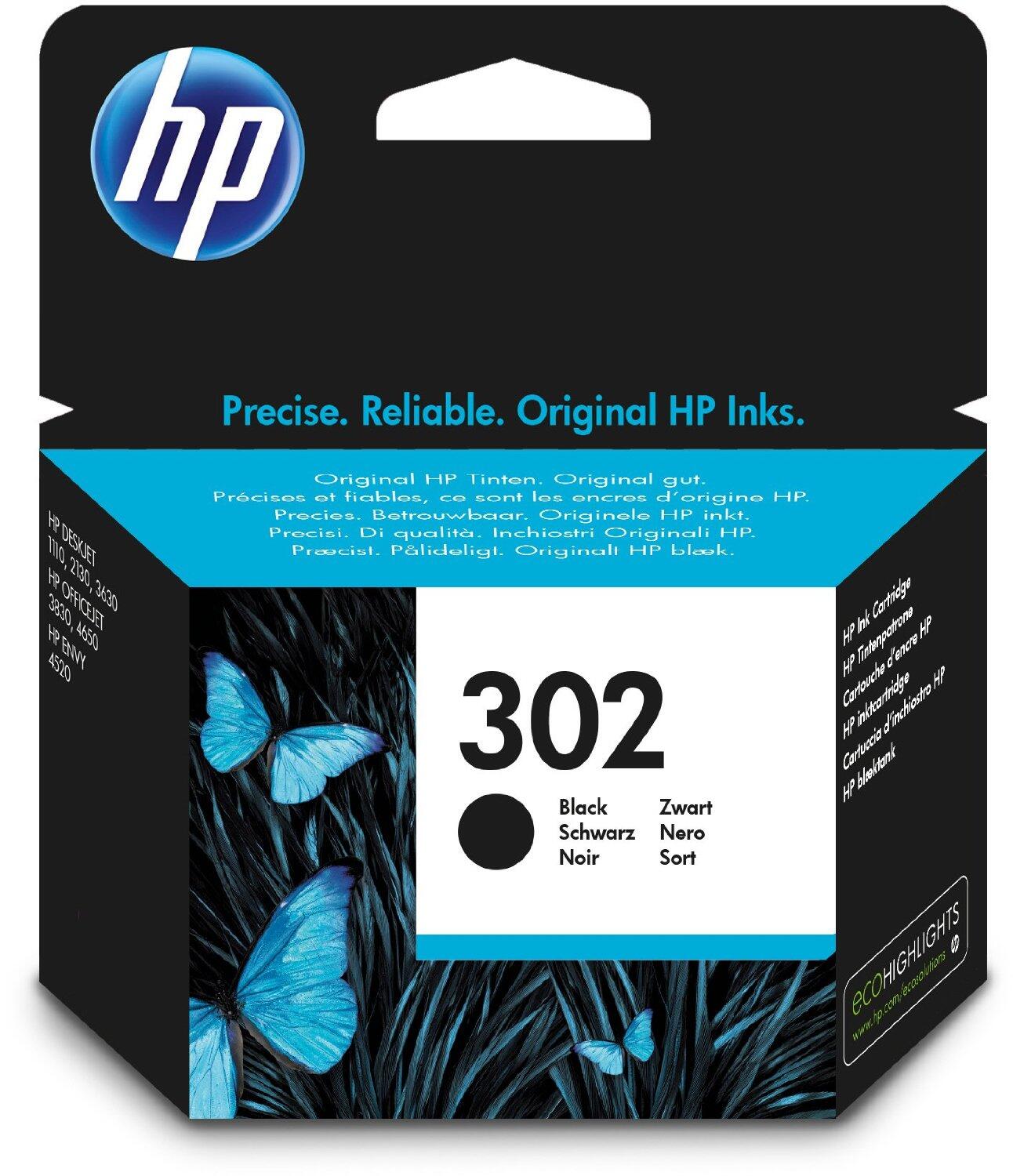 HP Inc. HP Original 302 Druckerpatrone - schwarz (F6U66AE) F6U66AE#UUS