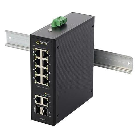 Pulsar ISFG108 Industrieller PoE-Switch (8xPoE (12 Ports) (5902135325155)