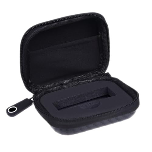 Beschermende reis- en opbergkoffer voor Ledger Nano S Bitcoin Cryptocurrency-portemonnee - Duurzame nylon hardshell-case met gaasvak en karabijnhaak