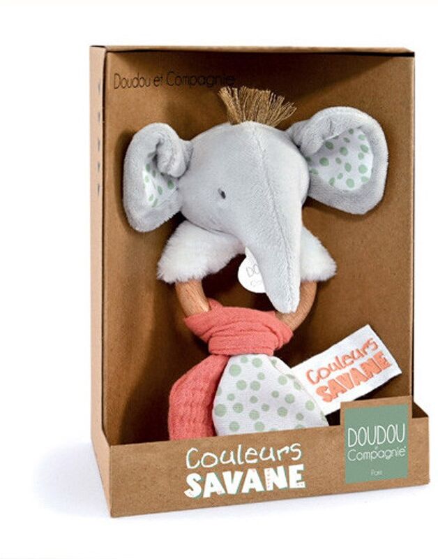 Hochet Eléphant - Doudou et Compagnie