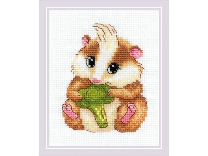 RIOLIS Kruissteek kit 2185 Cute Hamster