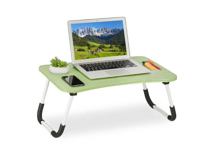 Relaxdays Grüner Laptoptisch