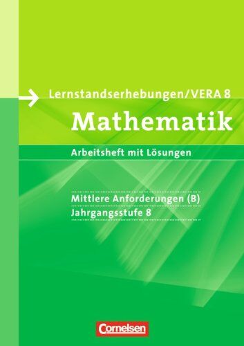 Ilona Gabriel - Vorbereitungsmaterialien für VERA - Mathematik: 8. Schuljahr: Mittlere Anforderungen - Arbeitsheft mit Lösungen - Preis vom 18.10.2026 19:22:15 h