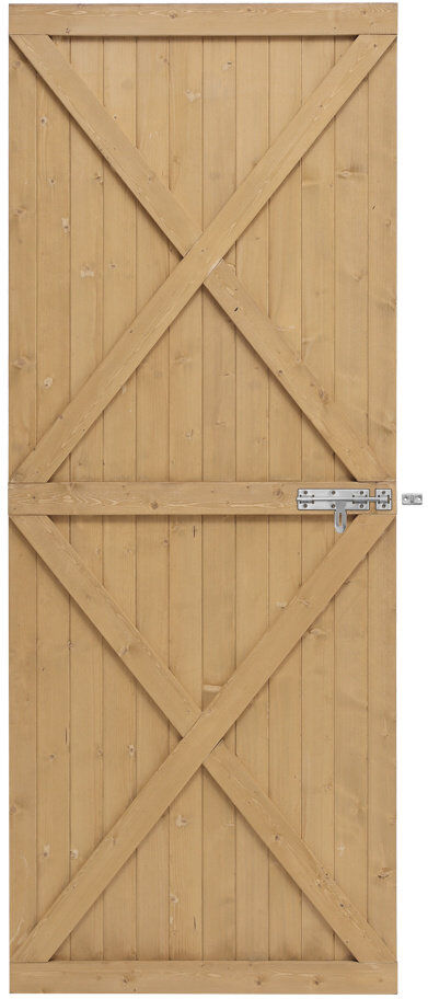 Brambly Cottage Tullahassee Timber Wood Gate Natural Wood;Natural Timber 183cm H x 79cm W x 2.5cm D