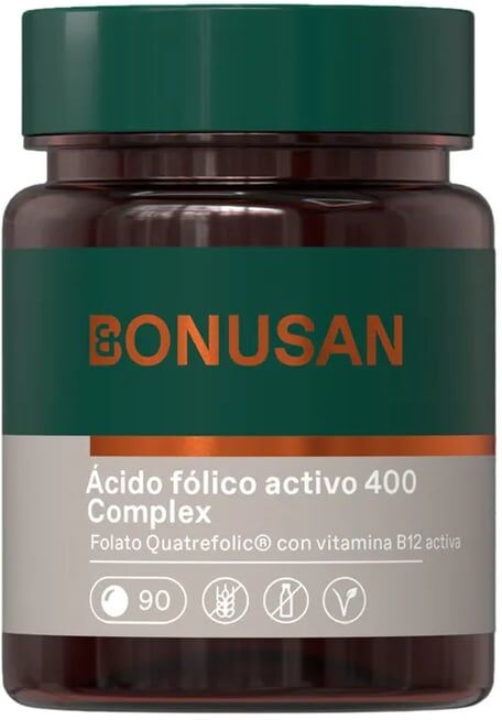 Bonusan Ácido Fólico Activo 400 Mcg Plus 90 Tabs