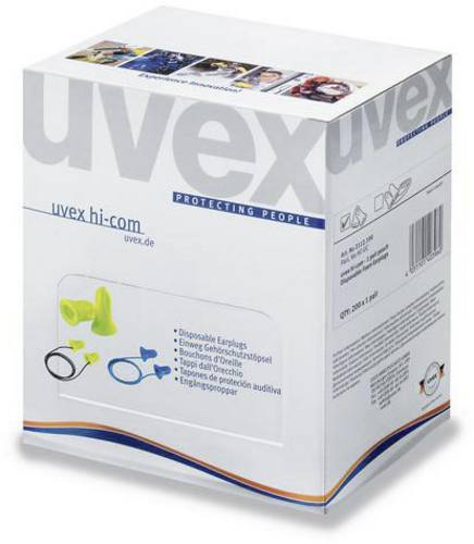 Uvex 2112095hi-com Mini Gehörschutzstöpsel 24 dB einweg 100 Paar