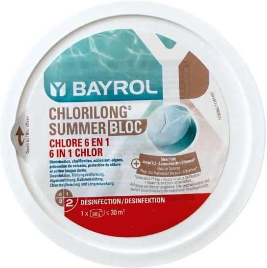 Chlorilong Summer Chlore stabilisé 6 en 1 Bayrol - 0,5kg